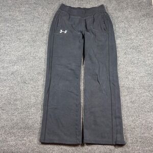 Under Armour Sweatpants Women's S Storm Charged Coldgear Black Loose 122158